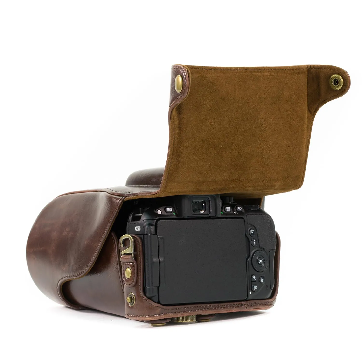 MegaGear Ever Ready Custodia Fotocamera Nikon D5500 ecopelle