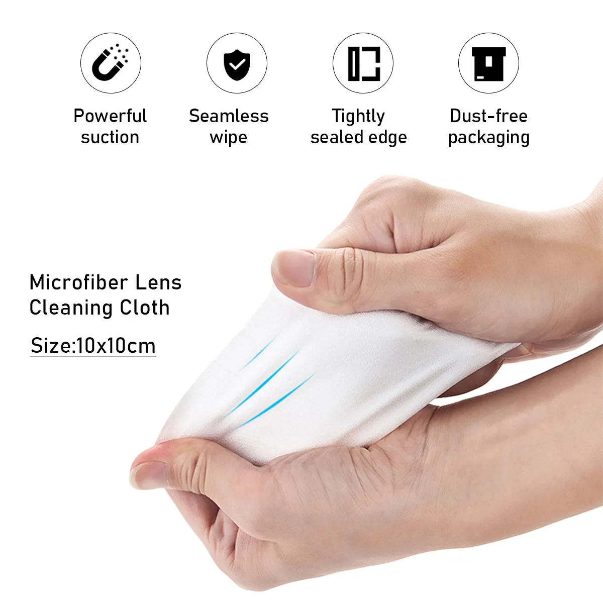 VSGO V-CL01E panni microfibra lenti 20 pezzi monouso