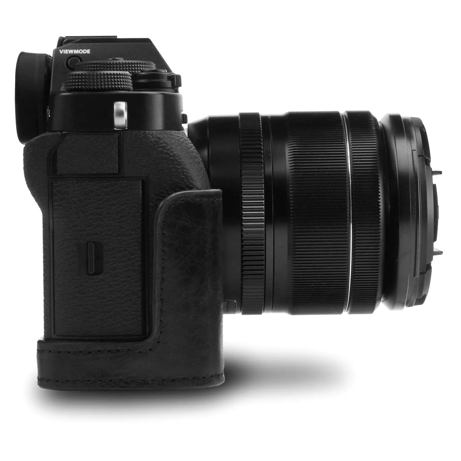 MegaGear MG1550 Custodia Pelle Fujifilm X-T3 Nera Antiurto