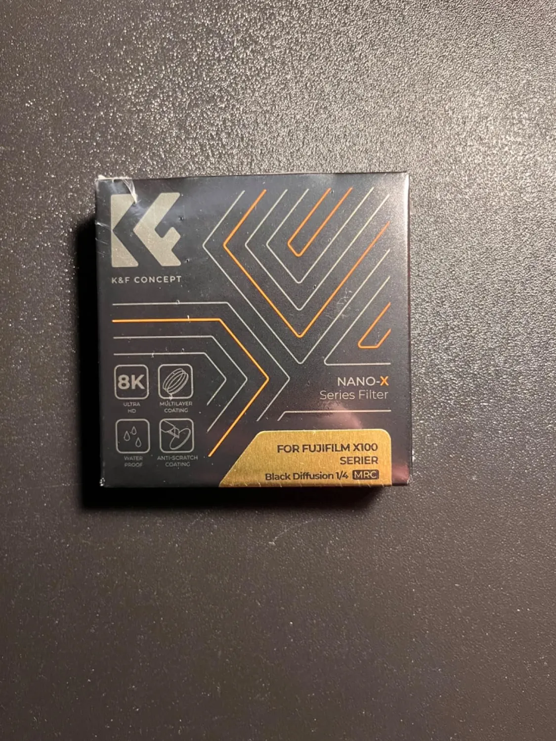 K&F Concept Nano-Xcel filtro Black Mist 1/4 Fuji X100 nero